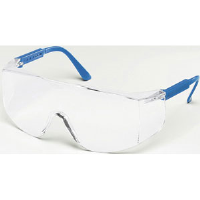 MCR Safety TC120 Tacoma® Safety Glasses,Blue Adjustable,Clear