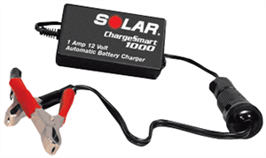 Solar TD1000 1 Amp Automatic 12 Volt Battery Charger