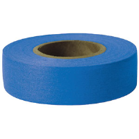 Presco TFB Taffeta Roll Flagging, Blue, 1-3/16" x 300', 12/Case
