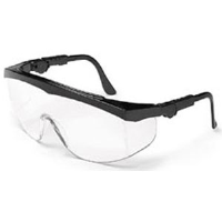 MCR Safety TK110 Tomahawk® Safety Glasses,Black,Clear