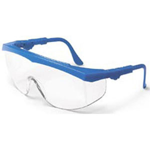 MCR Safety TK120AF Tomahawk&reg; Safety Glasses,Blue,Clear, Anti-Fog
