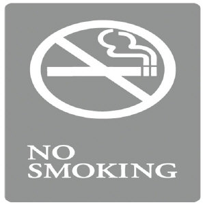 U.S. Stamp &amp; Sign 4813 No Smoking ADA Sign