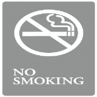 U.S. Stamp & Sign 4813 No Smoking ADA Sign