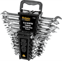 Performance Tool W1082 32 Pc. SAE/Metric Extended & Stubby Wrench Set
