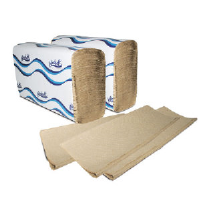 Windsoft 106 Brown Single-Fold Towels, 16/250