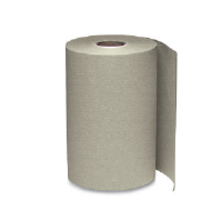 Windsoft 108 Nonperforated Hardwound Roll Towels, Brown, 12/350
