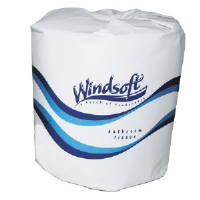 Windsoft 2200 Facial Quality 2 Ply Toilet Tissue, 500/96