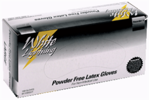 Lightning Gloves WL-L White Lightning Latex Gloves, Large