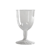 WNA Inc. SW5 Comet™ Clear Plastic Wine Glasses, 5 Ounce