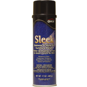 Quest Specialty 2160 Sleek Beeswax & Mink Oil Furniture Polish