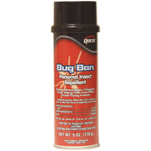 Quest Specialty 4350 Bug Ban Insect Repellent - 6 oz Aerosol