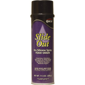 Quest Specialty 5380 Slide Out Dry Silicone Spray (Food Grade)