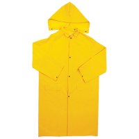 TruForce RW3524XL 2-Piece PVC/Polyester Raincoat w/ Detached Hood, 4XL