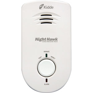 Kidde 900-0235 Nighthawk CO Alarm, AC Plug-In w/ Battery Backup
