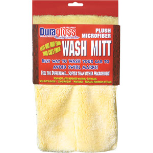 Duragloss 9001 Plush Microfiber Wash Mitt, 6/Cs.