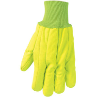 MCR Safety 9018CDY Hi-Vis Gloves Nap-In,Corded,Yellow,(Dz.)