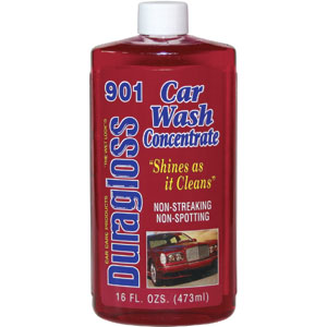 Duragloss 901 Car Wash Concentrate, 16oz,6/Cs.