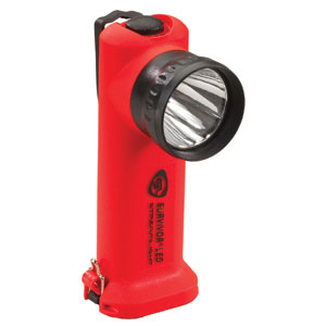 Streamlight 90502 Survivor LED Flashlight, AC w/ Fast Charger, Orange