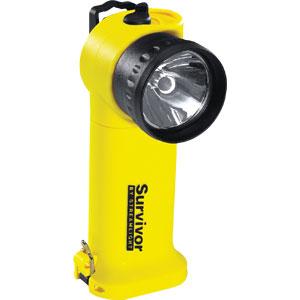 Streamlight 91200 Survivor Flashlight, Div. 1 w/ Charger/Holder,120AC/12DC cords, Yellow