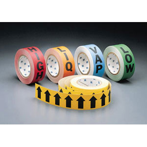 Brady 91424 Directional Flow Arrow Tape, 1&#34; x 30 yds