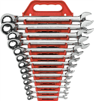 Gearwrench 9509N 13 Pc. Rev. Non-Capstop Combination Ratcheting Wrench Set