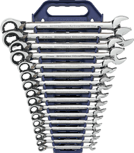 Gearwrench 9602N 16 Pc. Rev. Non-Capstop Combination Ratcheting Set-METRIC Gearwrench 9602N 16 Pc. Rev. Non-Capstop Combination Ratcheting Set-METRIC