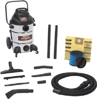 Shop-Vac 962-13-10 12 Gal. 6.5 HP Stainless Steel Wet/Dry Vacuum