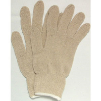 MCR Safety 9636L 7 Gauge Knit Gloves,Cotton/Poly, UnHemmed,L,(Dz.)