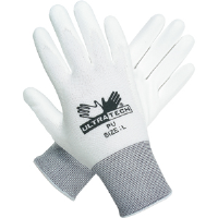 MCR Safety 9695XS Ultra Tech® PU White Nylon Gloves,XS,(Dz.)