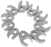 Sunex 9710M 10 Pc. 3/8" Flare Nut Crowfoot Wrench Set 