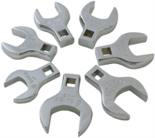 Sunex 9720 7 Pc. Jumbo SAE Straight Crowfoot Wrench Set