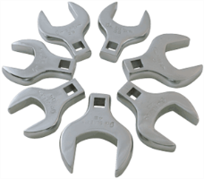 Sunex 9740 7 Pc. Jumbo Metric Straight Crowfoot Wrench Set 