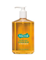 Gojo 9752-12 Micrell Antibacterial Lotion Soap, 8 Oz. Pump, 12/Cs.