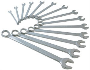 Sunex 9915 14 Pc. V-Groove SAE Wrench Set