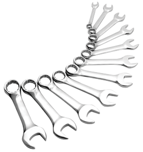 Sunex 9930 11 Pc. SAE Stubby Wrench Set