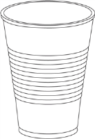 Dart 9N25 Conex® Translucent Plastic Cups, 9 Oz.
