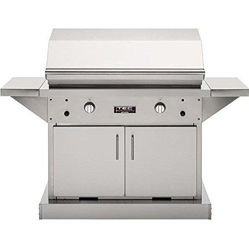 TEC Infrared Grills Patio 44 Inch Grill on Stainless Cabinet - Natural Gas