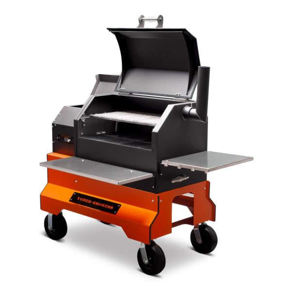Yoder YS640s Orange Competition Cart Pellet Grill for Sale Online |  Order Today