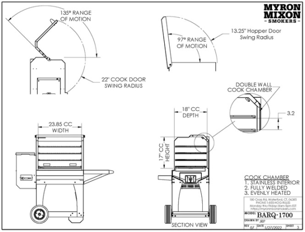 Myron Mixon BARQ-1700 WiFi Pellet Grill for Sale Online |  Order Today