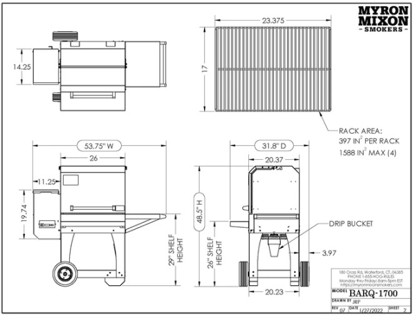 Myron Mixon BARQ-1700 WiFi Pellet Grill for Sale Online |  Order Today