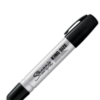 Sharpie® Permanent Marking Pen, King Size, Black