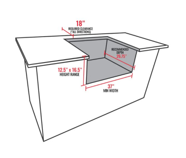 Recteq RT-1300BI Built-In Pellet Grill | Authorized Wisconsin Dealer