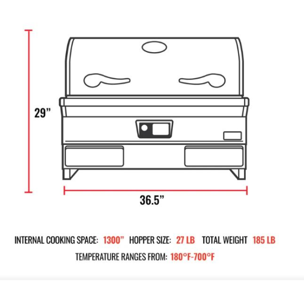 Recteq RT-1300BI Built-In Pellet Grill | Authorized Wisconsin Dealer