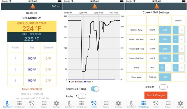 Connect, Control, and Monitor your Memphis Pro Built In from the Free Memphis Grill App