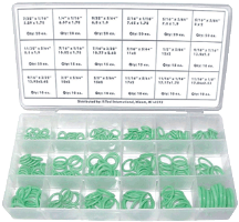 K Tool International 00086 O-Ring Assortment HNBR- 270 Pc. 17 Sizes