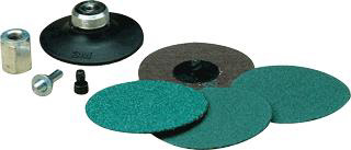 3M 01398 Green Corps Roloc Discs 24YF -25,2"