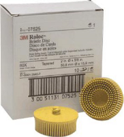 3M 07525 2” Medium Roloc Bristle Discs, 10 Ct.