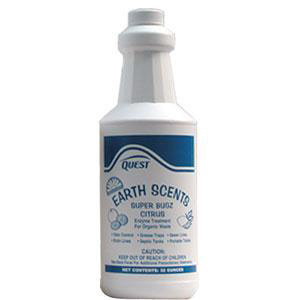 Quest Chemical 285016 Earth Scents Enzyme Treatment, 1Qt,12/Cs.