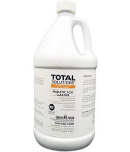 Total Solutions 140MUR Muriatic Acid Cleaner, 4 Gal/Cs