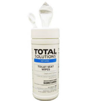 Total Solutions 1500 Toilet Seat Wipes, 6 x 6" 160 Ct., 6/Cs.